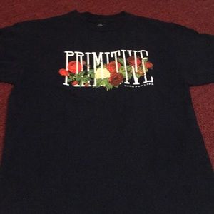 navy blue primitive shirt